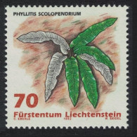 Liechtenstein Hart's-tongue Fern 70r 1992 MNH SG#1039 - Unused Stamps