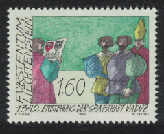 Liechtenstein 650th Anniversary Of County Of Vaduz 1992 MNH SG#1041 - Neufs