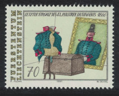 Liechtenstein Military Contingent 70r 1991 MNH SG#1012 MI#1021 - Unused Stamps