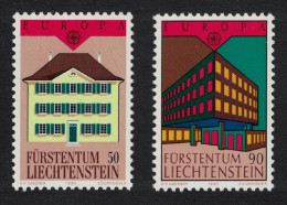 Liechtenstein Europa Post Office Buildings 2v 1990 MNH SG#987-988 - Ongebruikt