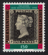 Liechtenstein 150th Anniversary Of The Penny Black 1990 MNH SG#989 - Neufs