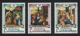 Liechtenstein Christmas Paintings 3v 1990 MNH SG#999-1001 - Unused Stamps