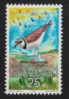 Liechtenstein Little Ringed Plover Bird WWF 1989 MNH SG#955 MI#967 Sc#907 - Ongebruikt