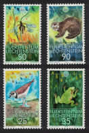 Liechtenstein WWF Birds Frog Lace-wing Polecat 4v 1989 MNH SG#955-958 MI#967-970 Sc#907-910 - Unused Stamps