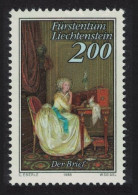 Liechtenstein 'The Letter' Marie-Theresa Letter Complete Painting 1988 MNH SG#951 - Ongebruikt