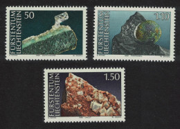 Liechtenstein Minerals 3v 1989 MNH SG#984-986 - Nuovi