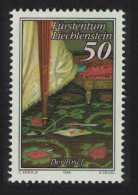 Liechtenstein 'The Letter' Marie-Theresa Letter Beside Footstool 1988 MNH SG#949 - Unused Stamps