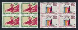 Liechtenstein Costa Rica - Liechtenstein Cultural Co-operation 2v Bl4 1988 MNH SG#936-937 - Unused Stamps