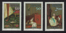 Liechtenstein 'The Letter' Marie-Theresa Princess De Lamballe 1988 MNH SG#949-951 - Unused Stamps