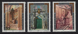 Liechtenstein City Palace Vienna 3v 1987 MNH SG#919-921 - Unused Stamps