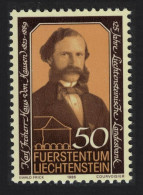 Liechtenstein Karl Freiherr Haus Von Hausen Land Bank 1986 MNH SG#898 - Unused Stamps
