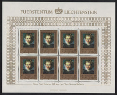 Liechtenstein 'Clara Serena Rubens' Painting By Rubens Sheetlet 1985 MNH SG#875 MI#882 - Ongebruikt