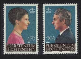 Liechtenstein Princess Marie Crown Prince Hans Adam 2v 1984 MNH SG#856-857 - Ungebraucht