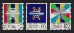Liechtenstein Winter Olympic Games Sarajevo 3v 1983 MNH SG#826-828 - Unused Stamps
