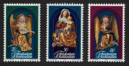 Liechtenstein Christmas Altar By Jakob Russ Chur Cathedral 3v 1982 MNH SG#808-810 - Ongebruikt