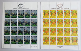 Liechtenstein Folklore Europa 2v Full Sheets 1981 MNH SG#761-762 - Unused Stamps