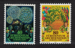 Liechtenstein Folklore Europa 2v 1981 MNH SG#761-762 - Nuovi