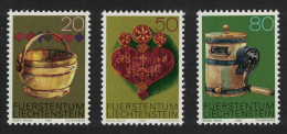 Liechtenstein Alpine Dairy Farming Implements 3v 1980 MNH SG#745-747 - Unused Stamps