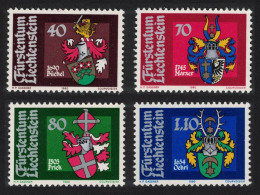 Liechtenstein Arms Of Bailiffs 1st Series 4v 1980 MNH SG#740-743 - Unused Stamps