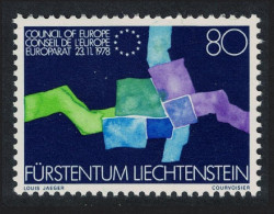 Liechtenstein Liechtenstein's Entry Into Council Of Europe 1979 MNH SG#726 - Unused Stamps