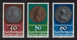 Liechtenstein Coins 2nd Series 3v 1978 MNH SG#707-709 - Unused Stamps