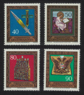 Liechtenstein Imperial Insignia 2nd Series 4v 1977 MNH SG#670-673 - Ungebraucht