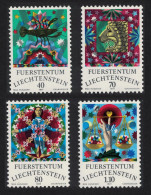 Liechtenstein Cancer Leo Virgo Libra Signs Of The Zodiac 4v 1977 MNH SG#666-669 - Unused Stamps