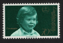 Liechtenstein Prince Constantin 1975 MNH SG#606 - Unused Stamps