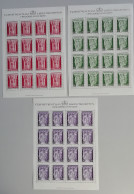 Liechtenstein Christmas Chur Cathedral 3v Sheets 1975 MNH SG#625-627 - Unused Stamps