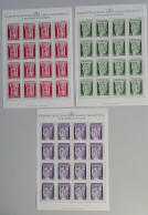 Liechtenstein Christmas Chur Cathedral 3v Sheets 1975 MNH SG#625-627 - Neufs