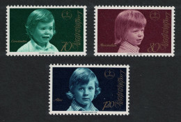 Liechtenstein Princes Constantin Maximilian Alois 3v 1975 MNH SG#606-608 - Neufs