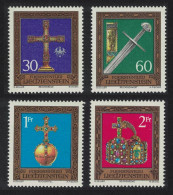 Liechtenstein Imperial Insignia 1st Series 5v 1975 MNH SG#611-615 - Ongebruikt