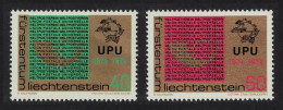 Liechtenstein Centenary Of Universal Postal Union 2v 1974 MNH SG#594-595 - Unused Stamps