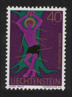 Liechtenstein St Sebastian Nendeln 1971 MNH SG#480a - Ongebruikt