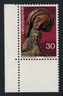 Liechtenstein 'Mother And Child' Sculpture By R. Schadler Corner 1970 MNH SG#528 MI#532 Sc#474 - Unused Stamps