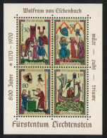 Liechtenstein 800th Anniversary Of Wolfram Von Eschenbach MS 1970 MNH SG#MS525 - Unused Stamps