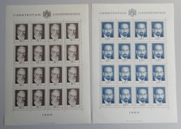 Liechtenstein Pioneers Of Philately 2nd Series 2v Sheets 1969 MNH SG#504-505 - Unused Stamps