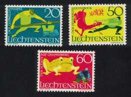 Liechtenstein Sagas 3rd Series 3v 1969 MNH SG#516-518 - Ongebruikt