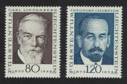 Liechtenstein Pioneers Of Philately 2nd Series 2v 1969 MNH SG#504-505 - Unused Stamps