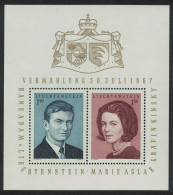 Liechtenstein Royal Wedding MS 1967 MNH SG#MS471 - Ongebruikt