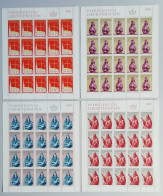Liechtenstein Restoration Of Vaduz Parish Church 4v Sheets 1966 MNH SG#463-466 - Unused Stamps