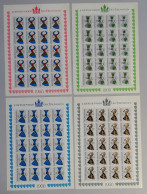 Liechtenstein Arms Of Triesen Families 4v Sheets 1966 MNH SG#458-461 - Neufs