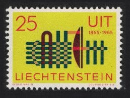 Liechtenstein Centenary Of ITU 1965 MNH SG#452 MI#458 Sc#465 - Ongebruikt
