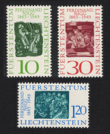 Liechtenstein Birth Centenary Of Ferdinand Nigg Painter 3v 1965 MNH SG#448-450 MI#455-457 Sc#401-403 - Unused Stamps