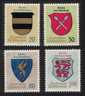 Liechtenstein Arms 2nd Issue 4v 1965 MNH SG#443-446 MI#450-453 Sc#396-399 - Nuovi