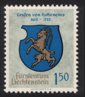 Liechtenstein Counts Of Hohenems Arms 1st Issue 1964 MNH SG#436 - Ongebruikt