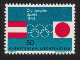 Liechtenstein Olympic Games Tokyo 1964 MNH SG#432 MI#437 Sc#385 - Ungebraucht