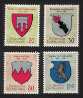 Liechtenstein Arms 1st Issue 4v 1964 MNH SG#433-436 Sc#386-389 - Neufs
