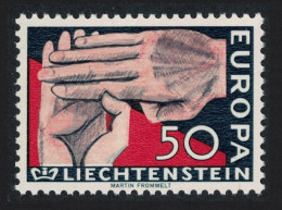 Liechtenstein Hands Europa CEPT 1962 MNH SG#413 Sc#370 - Neufs