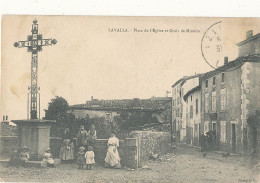 42 // LAVALLA  Place De L'église Et Croix De Mission - Other & Unclassified